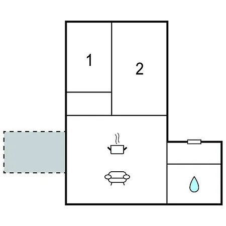 Prázdninový dům 2 Bedroom Pet Friendly In *