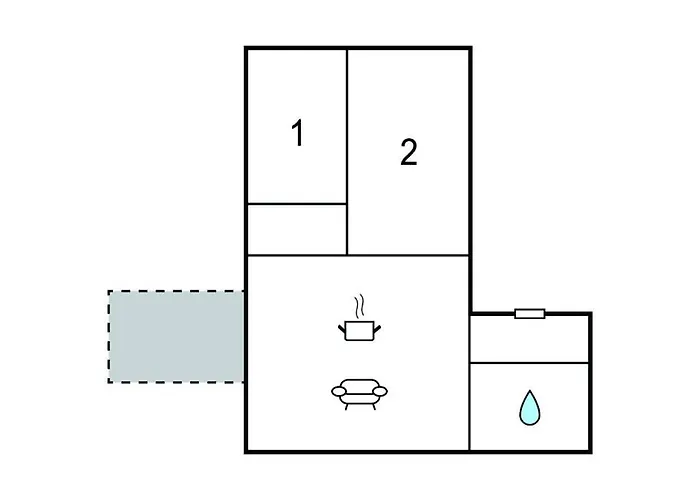 펜션 2 Bedroom Pet Friendly In *